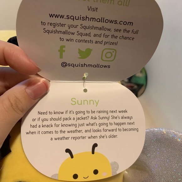 Squishmallows Sunny stackable 12 inch BNWT! - Picture 2 of 2